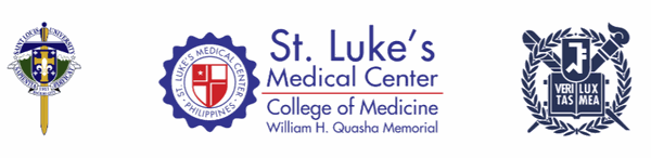 Institution logos: St. Luke's Medical Center College of Medicine, and two further universities